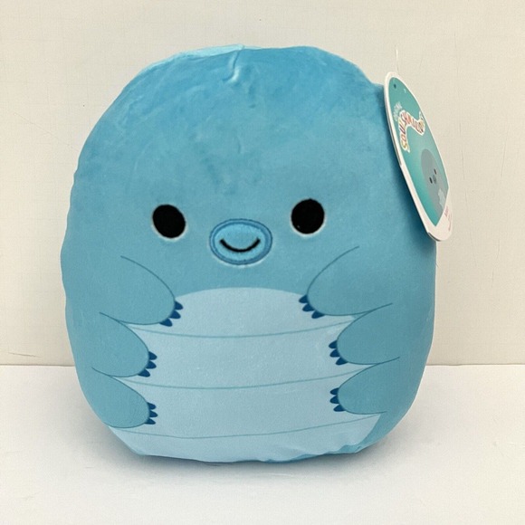NWT Kellytoy Squishmallows 8” Sealife Squad Blue Misko the Water Bear Plush Toy - Picture 1 of 9